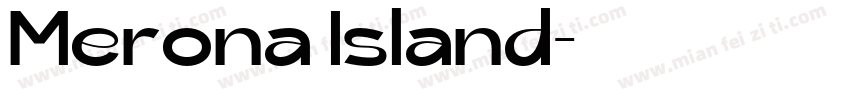 Merona Island字体转换